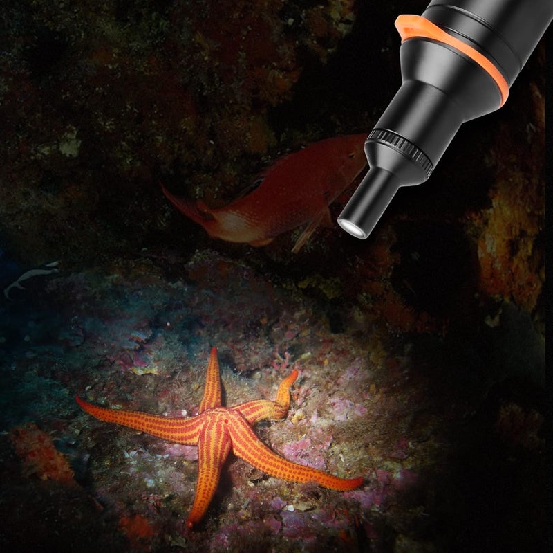 ORCATORCH D530V Aluminum Alloy Diving Video Light Snoot Underwater Dive Torch Snoot for Macro Photography and Videography Photography - Image 5